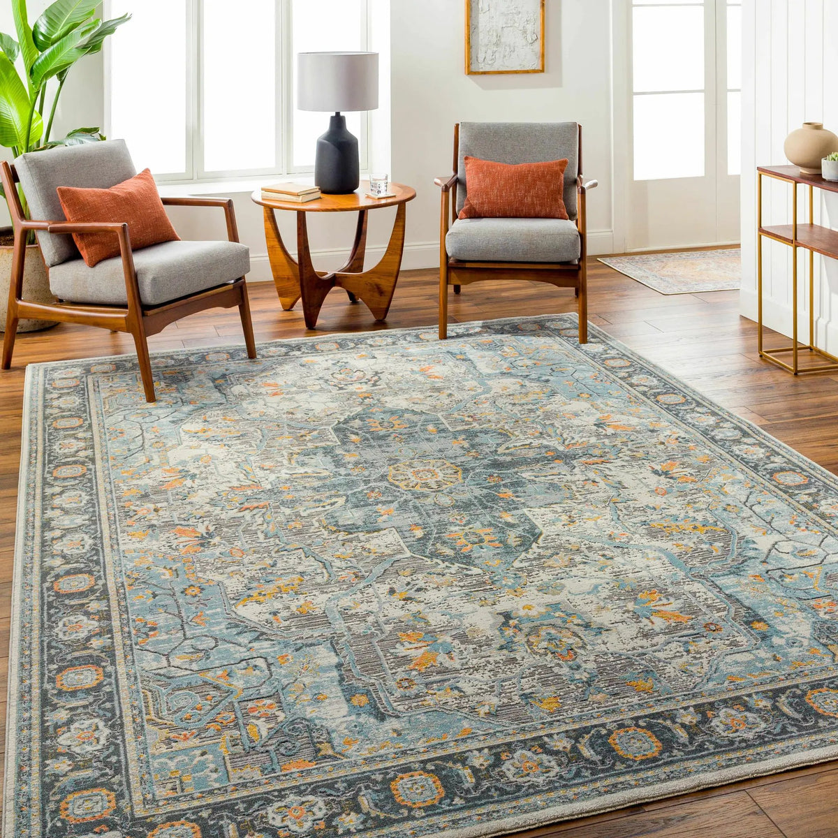 Hovan Area Rug - Clearance, installed in a room