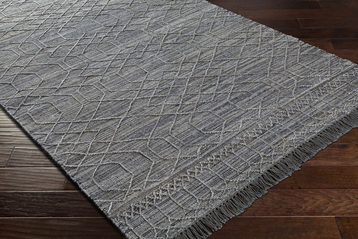 Manby Black Jute&Wool Area Carpet Area Rug - Clearance, photo 8 of 9