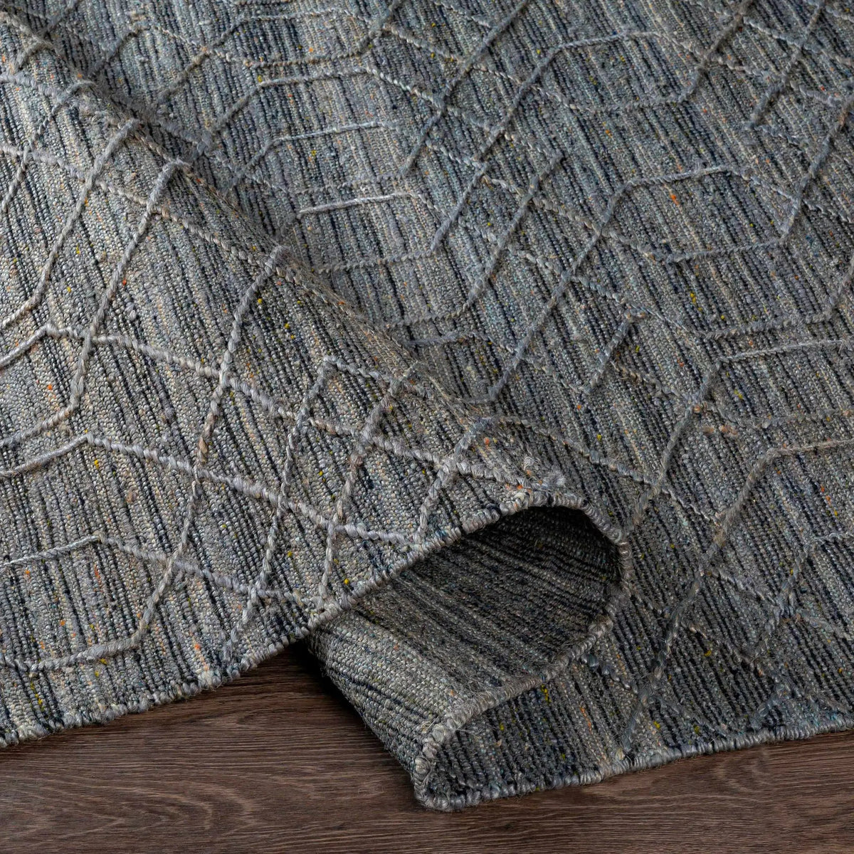 Manby Black Jute&Wool Area Carpet Area Rug - Clearance, photo 5 of 9