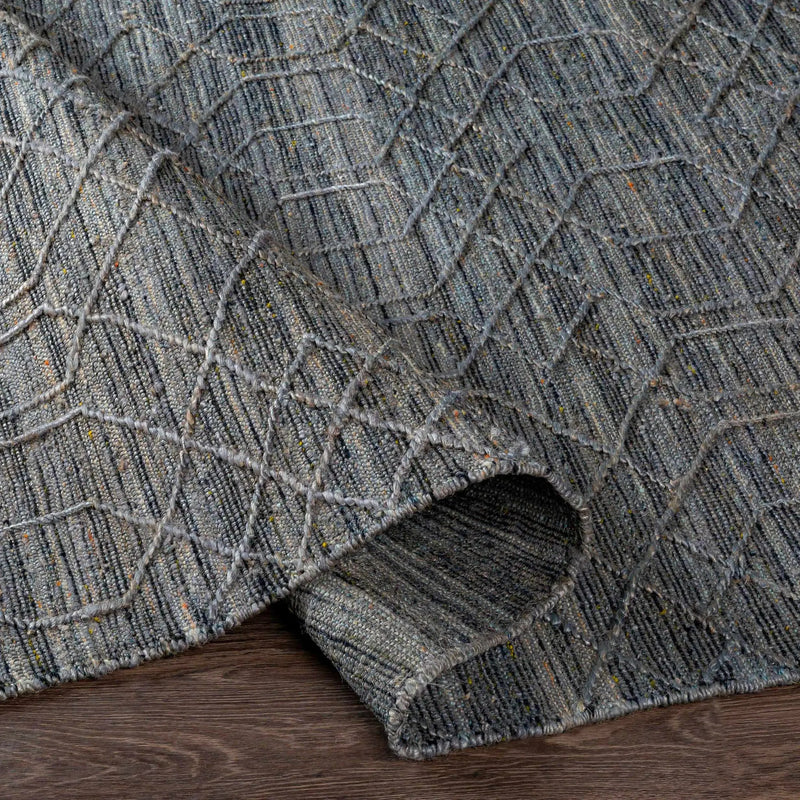 Manby Black Jute&Wool Area Carpet Area Rug - Clearance by Boutique Rugs