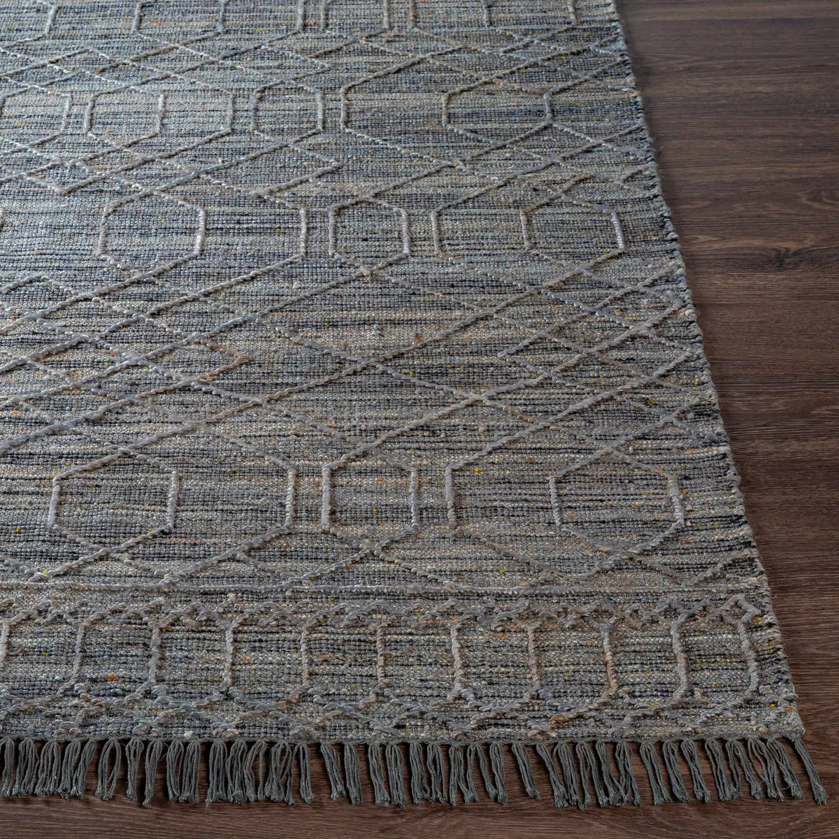 Manby Black Jute&Wool Area Carpet Area Rug - Clearance, photo 4 of 9