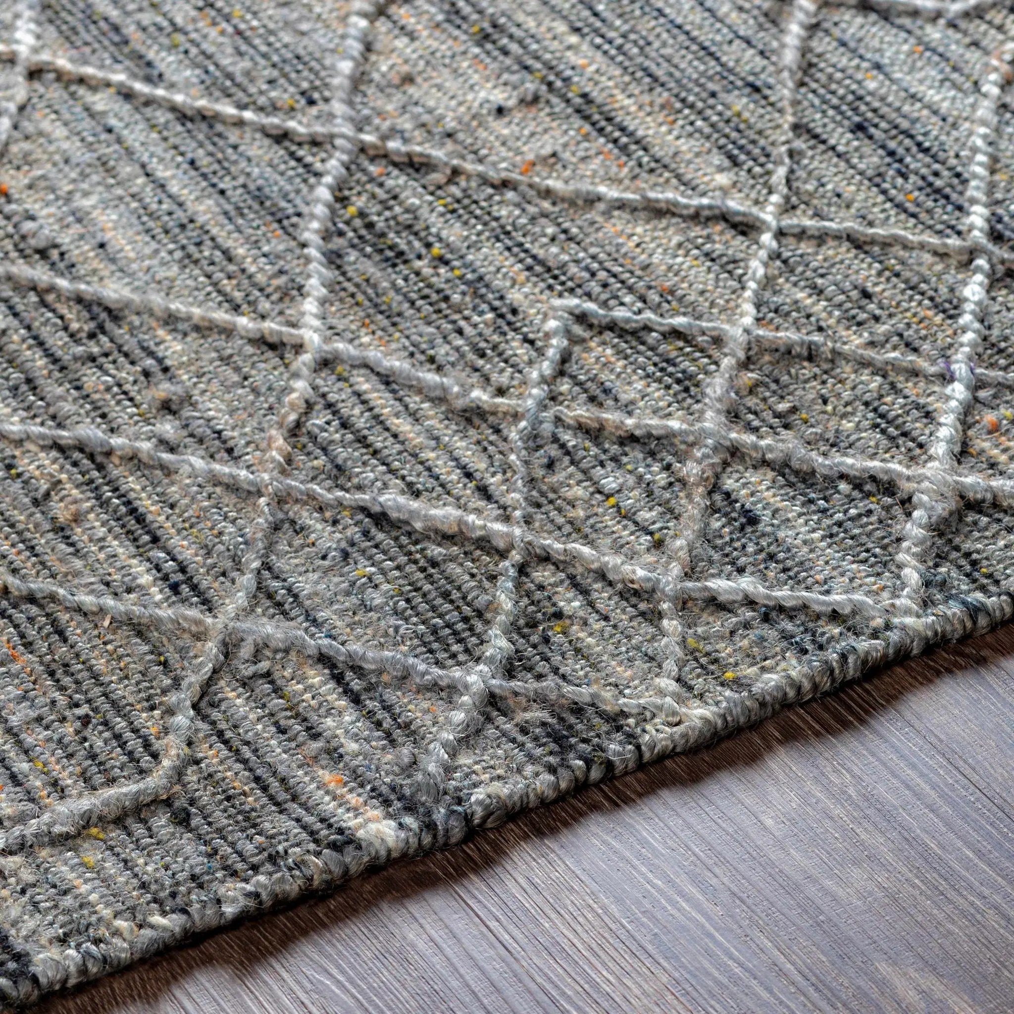 Manby Black Jute&Wool Area Carpet Area Rug - Clearance by Boutique Rugs