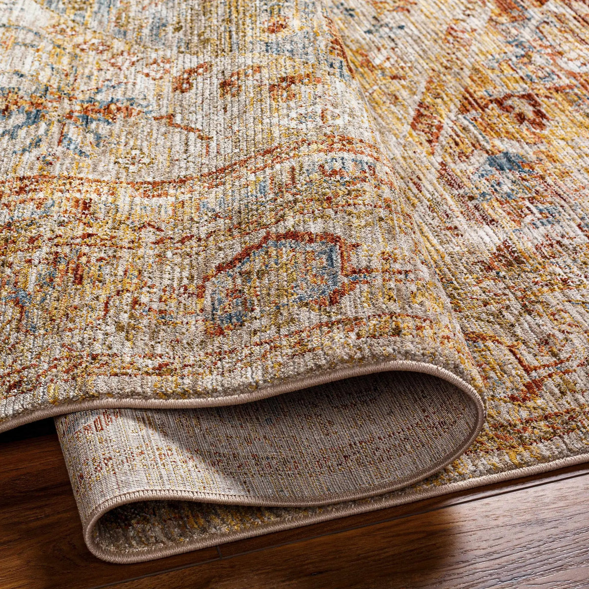 Alois Rust Rich Textured Traditional Rug, photo 5 of 12