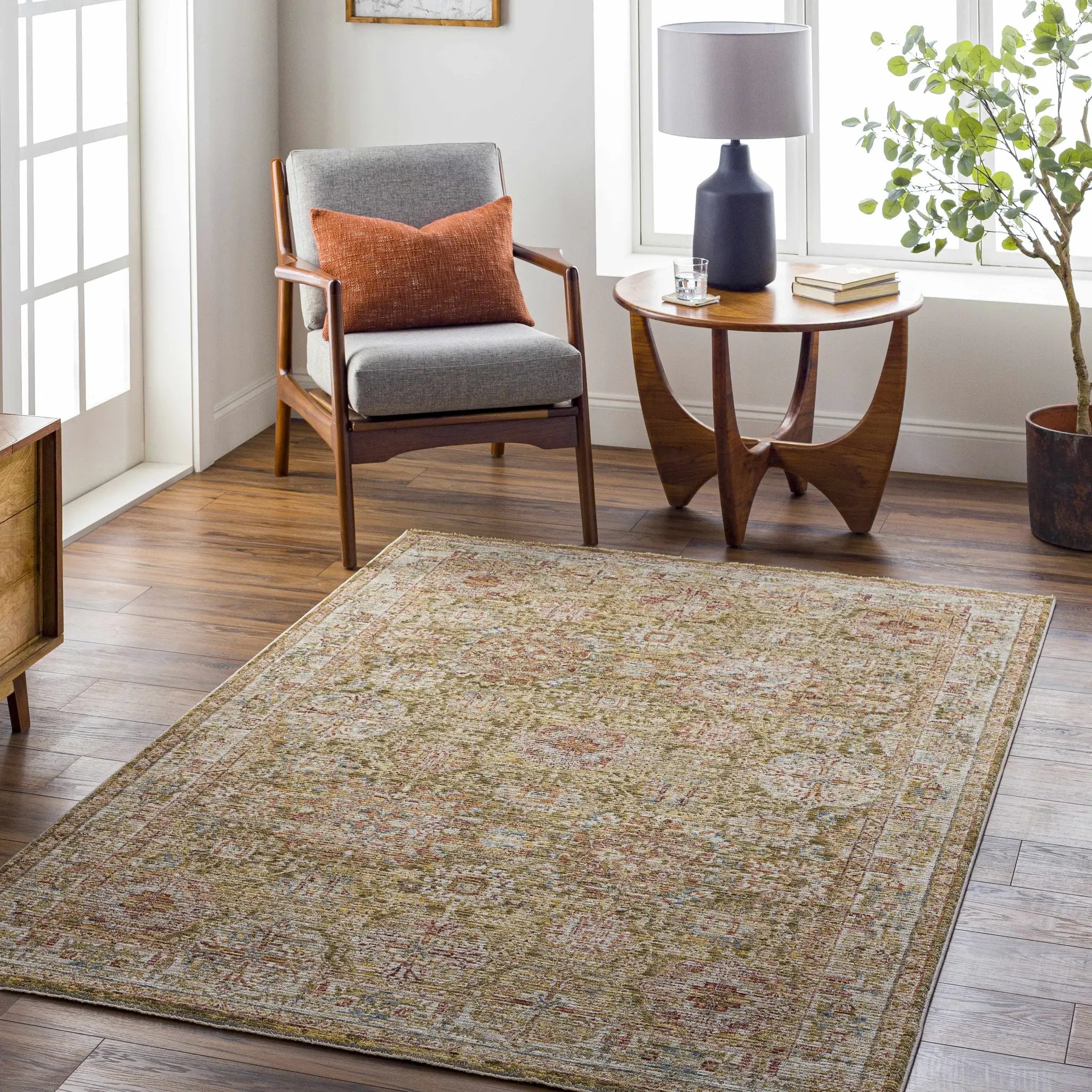 Ange Tan Rich Textured Traditional Rug by Boutique Rugs