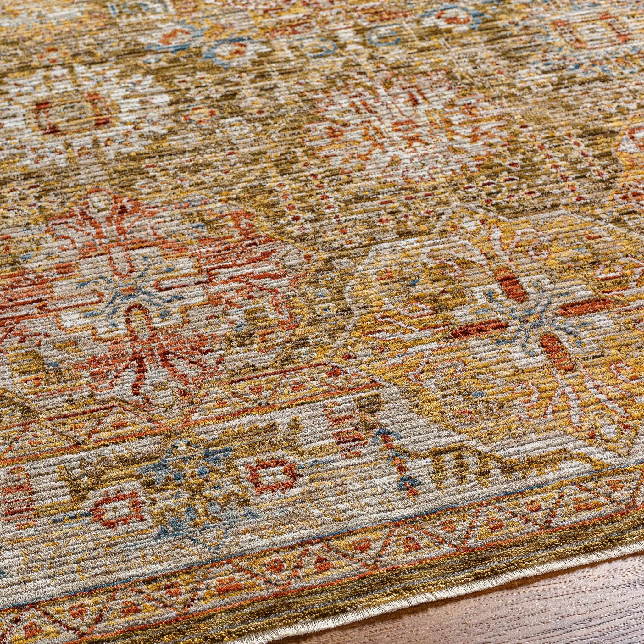 Ange Tan Rich Textured Traditional Rug by Boutique Rugs