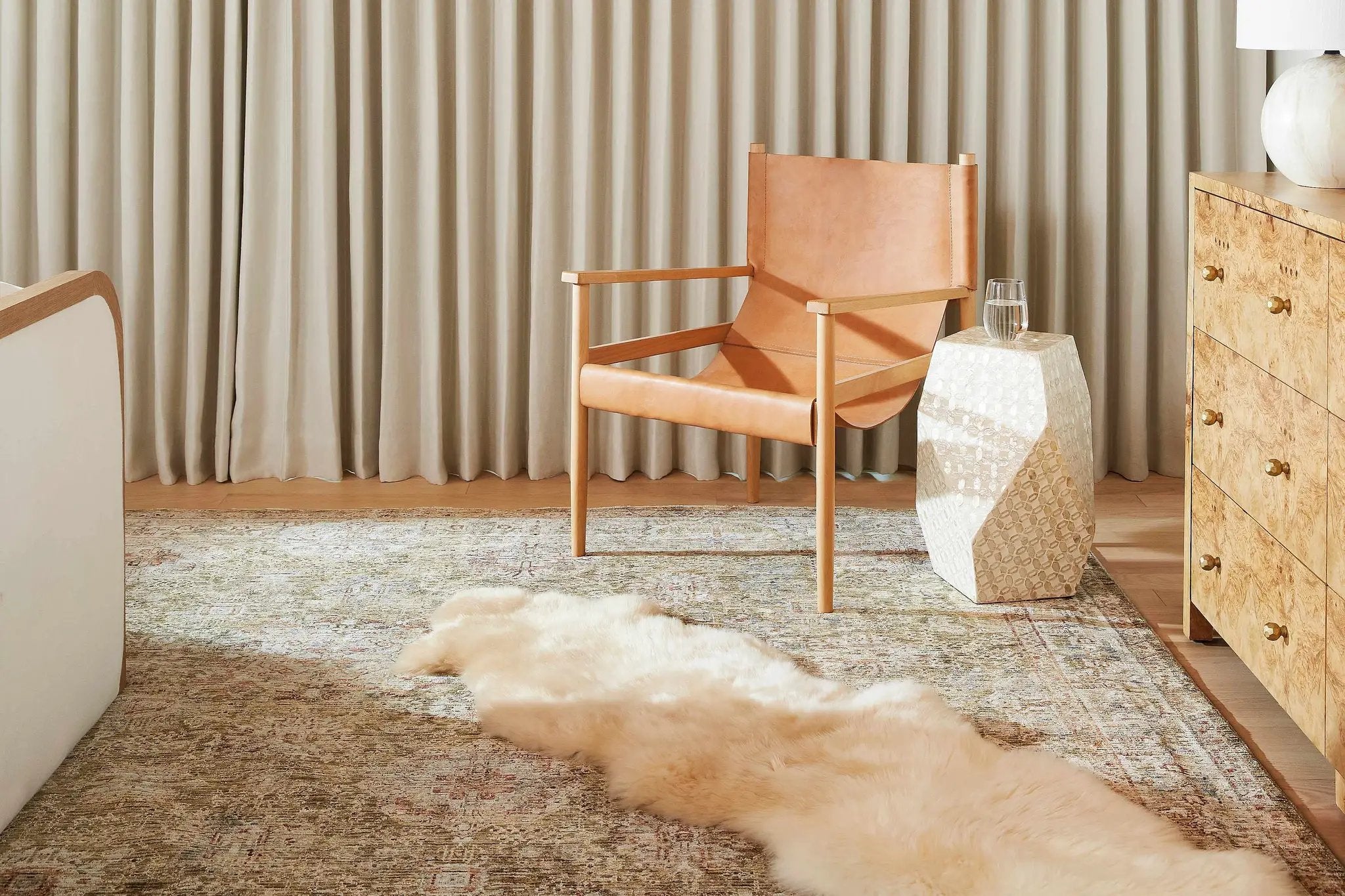Ange Tan Rich Textured Traditional Rug by Boutique Rugs