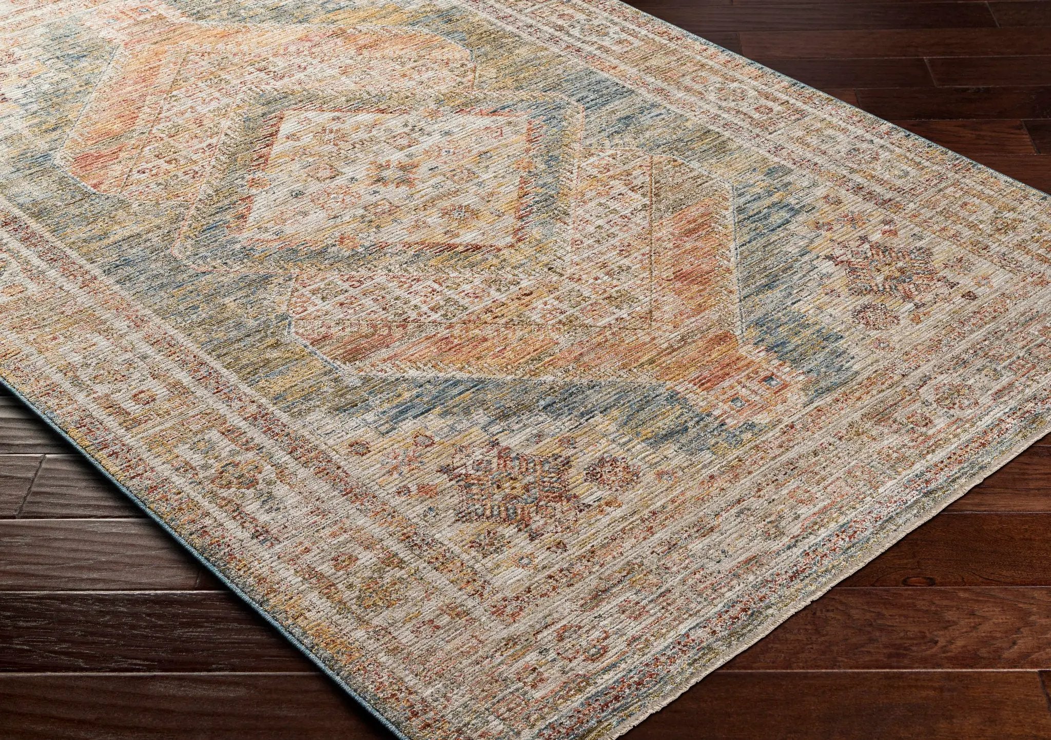 Moya Cream Rich Textured Traditional Rug by Boutique Rugs