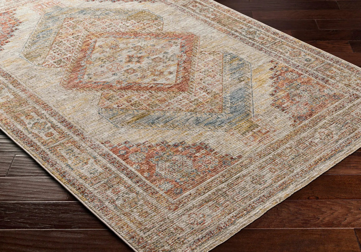 Moya Tan Rich Textured Traditional Rug, photo 9 of 11