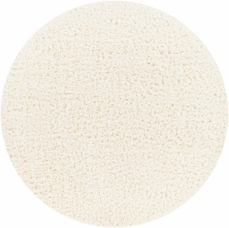 Siari Solid Cream Plush Rug by Boutique Rugs