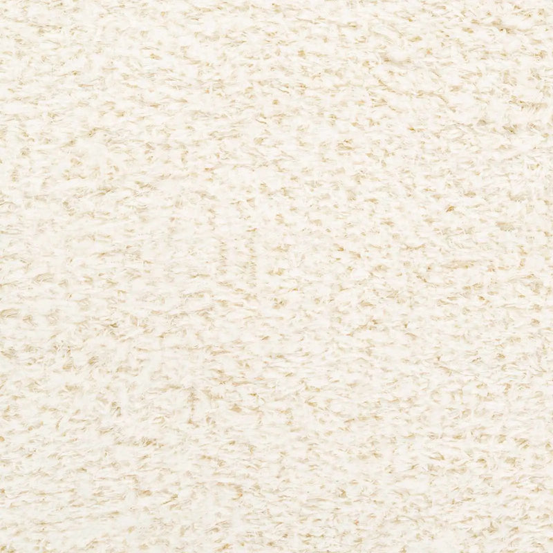 Siari Solid Cream Plush Rug by Boutique Rugs