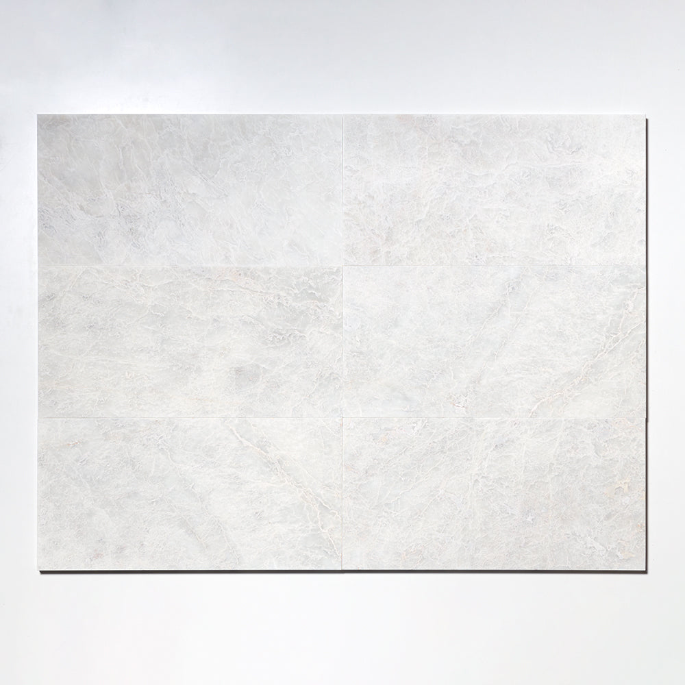 Siberian White Honed Marble Tiles 12x24 Marble Honed 12x24 Tiles — 1