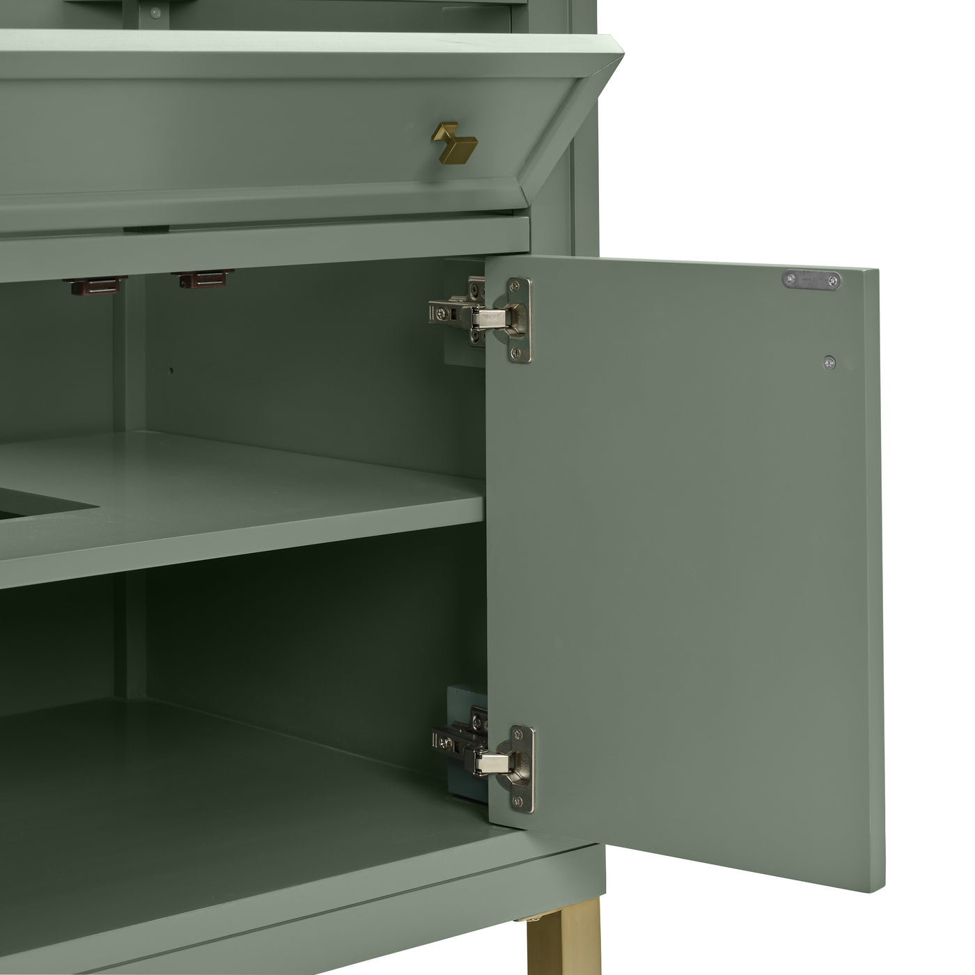 James Martin Chicago 30" Single Bathroom Vanity, Smokey Celadon, view 18