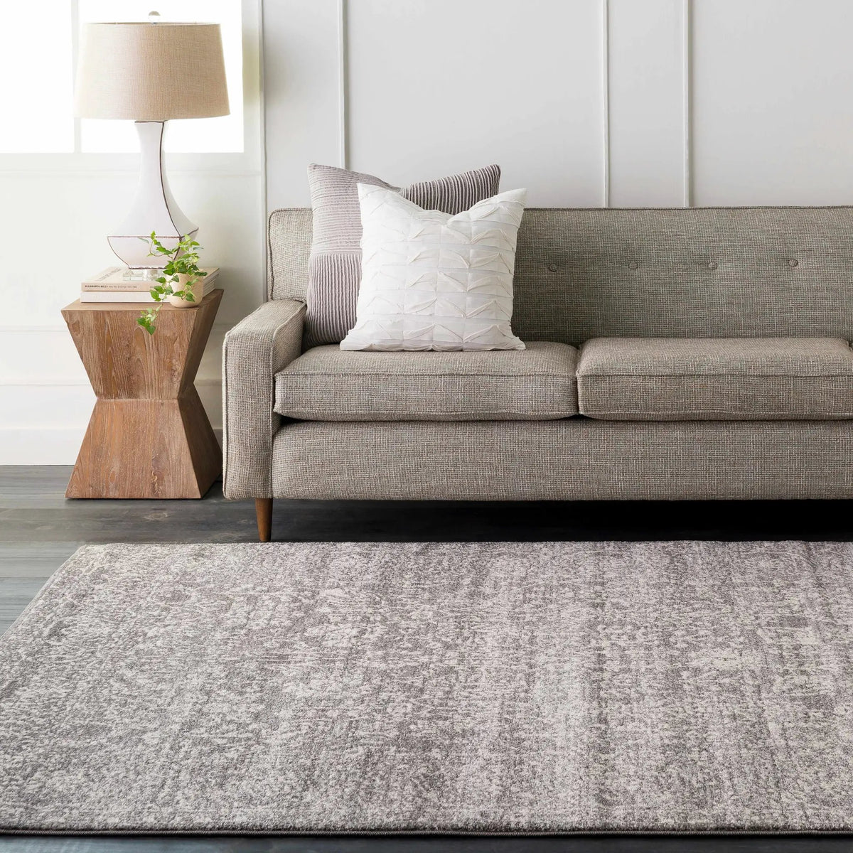 Sigel Area Rug, installed in a room