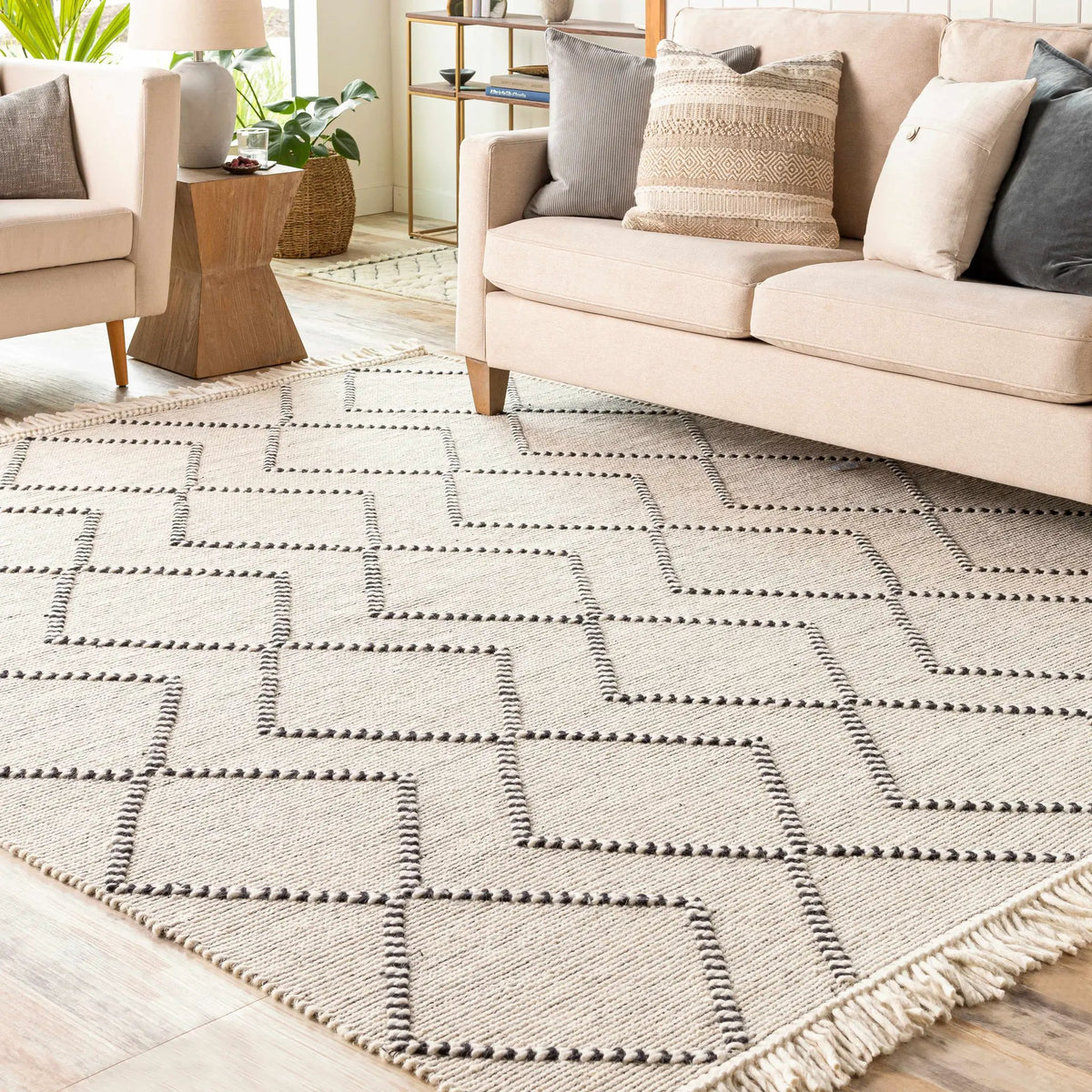 Siguinon Area Rug - Clearance, installed in a room
