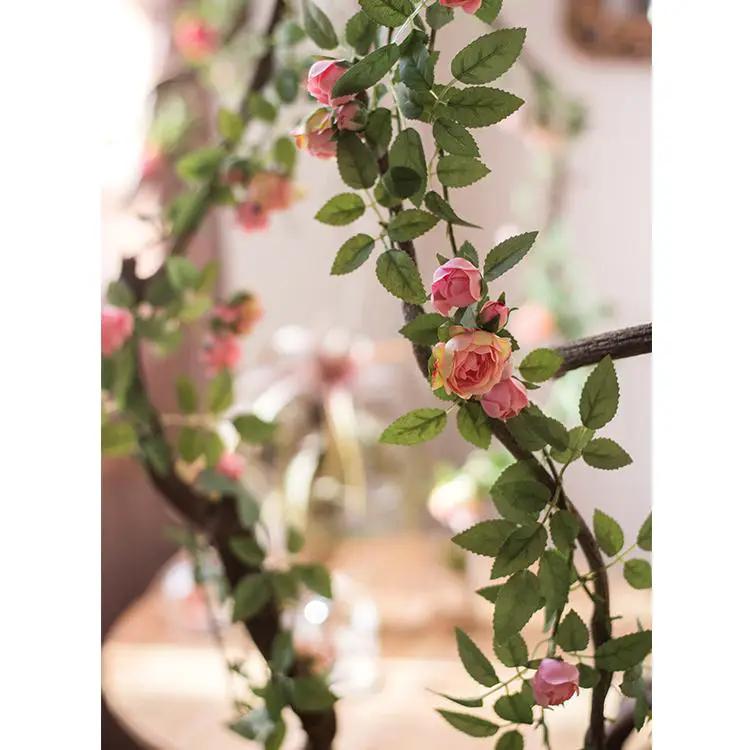 Artificial Silk Rose Vine 57" Long by RusticReach
