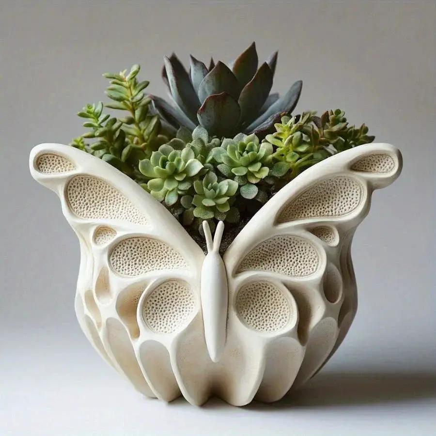 SilkyCast Butterfly Candle Making Mold - Reusable Silicone Mold for DIY Epoxy Resin, Plaster & Clay Crafts, Multi-Purpose for Succulent Planters, Pen Holders & Candle Diffusers - Easy Release Floral Wing Design, Butterfly Dec by House Of Avana