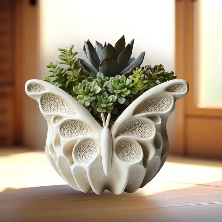SilkyCast Butterfly Candle Making Mold - Reusable Silicone Mold for DIY Epoxy Resin, Plaster & Clay Crafts, Multi-Purpose for Succulent Planters, Pen Holders & Candle Diffusers - Easy Release Floral Wing Design, Butterfly Dec by House Of Avana