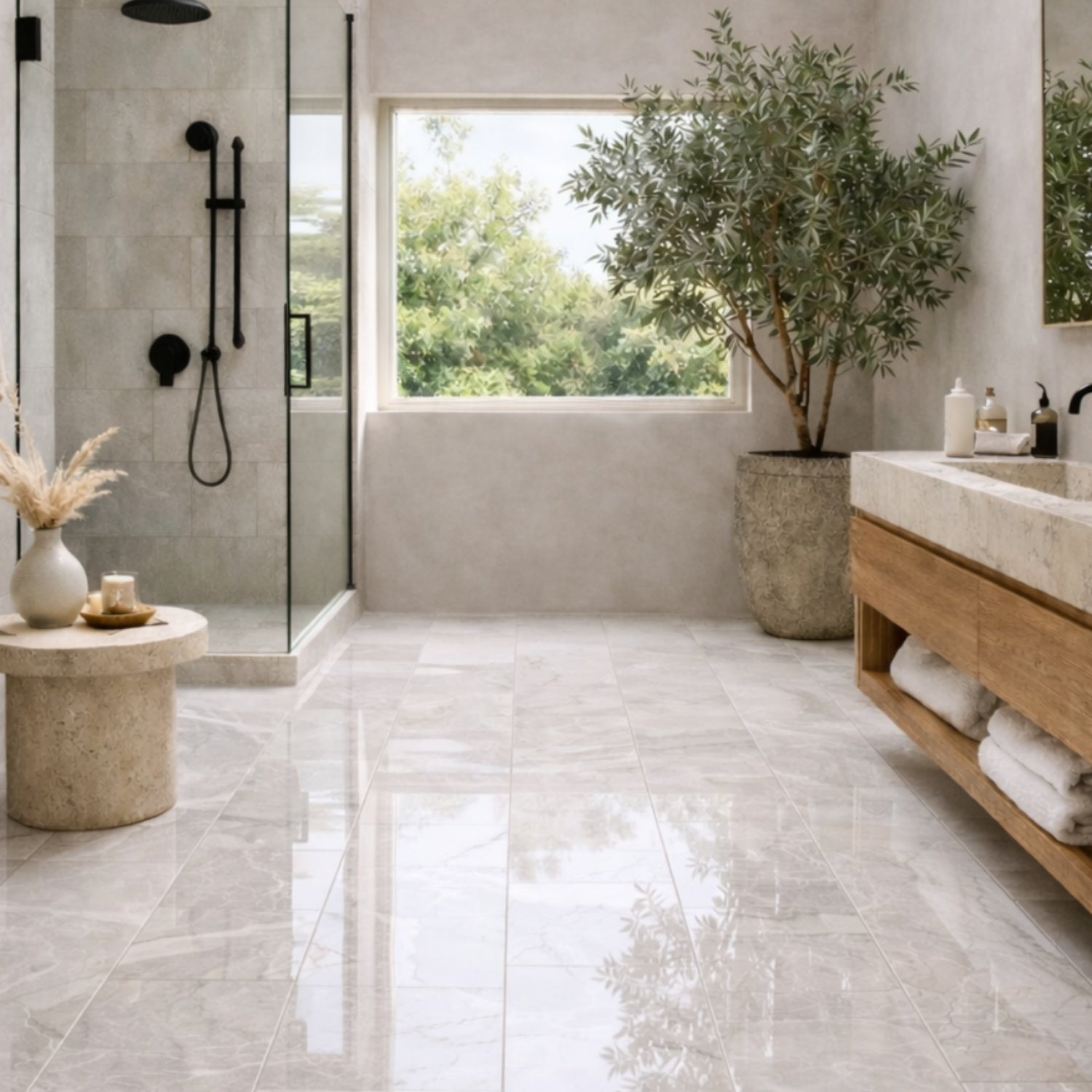 Silver Mystique Polished Marble Tiles 6x12 Marble Polished 6x12 Tiles — 2