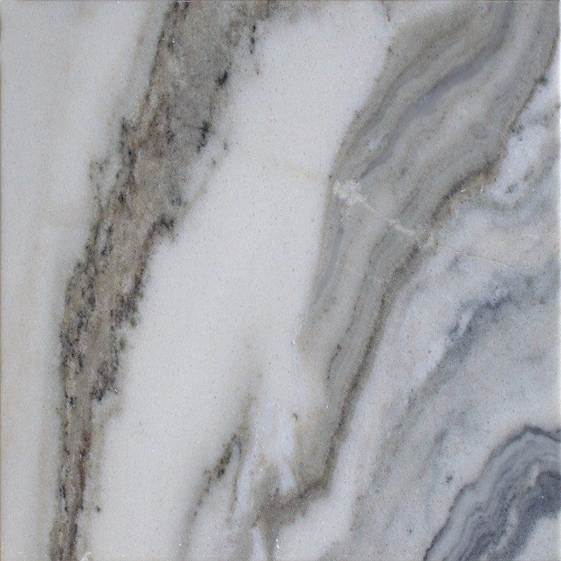 Silver Sky Cross Cut Polished Marble Tiles 12x12 Marble Polished 12x12 Tiles