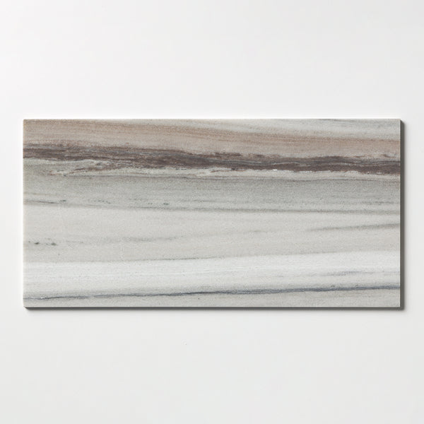 Silver Sky Honed Marble Tiles 12x24