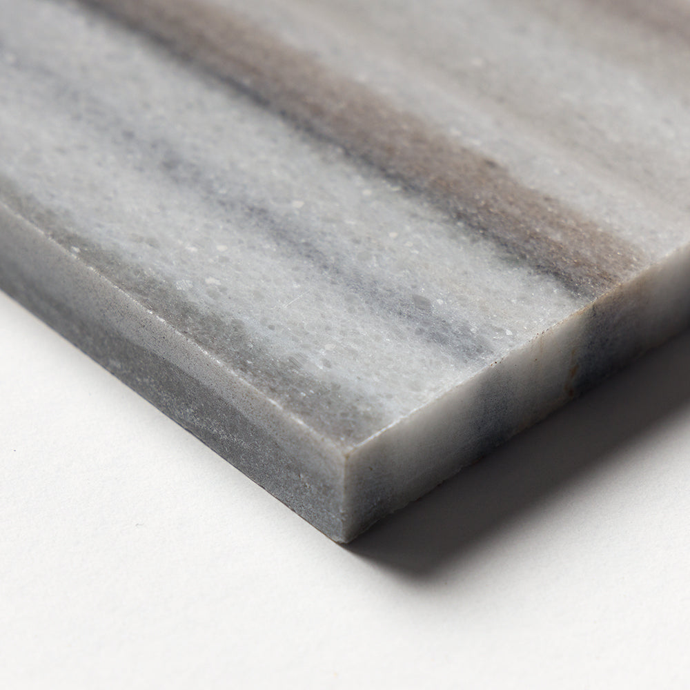 Silver Sky Honed Subway Marble Tiles 3x12 Marble Honed 3x12 Tiles — 4