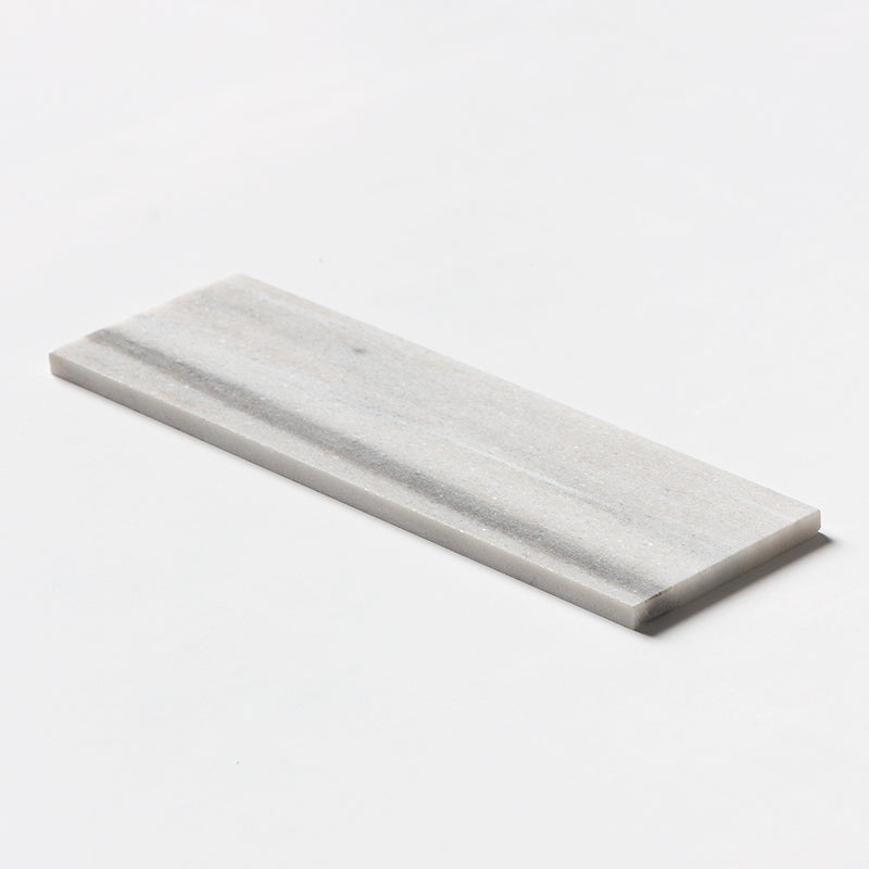 Silver Sky Honed Subway Marble Tiles 4x12 Marble Honed 4x12 Tiles — 2