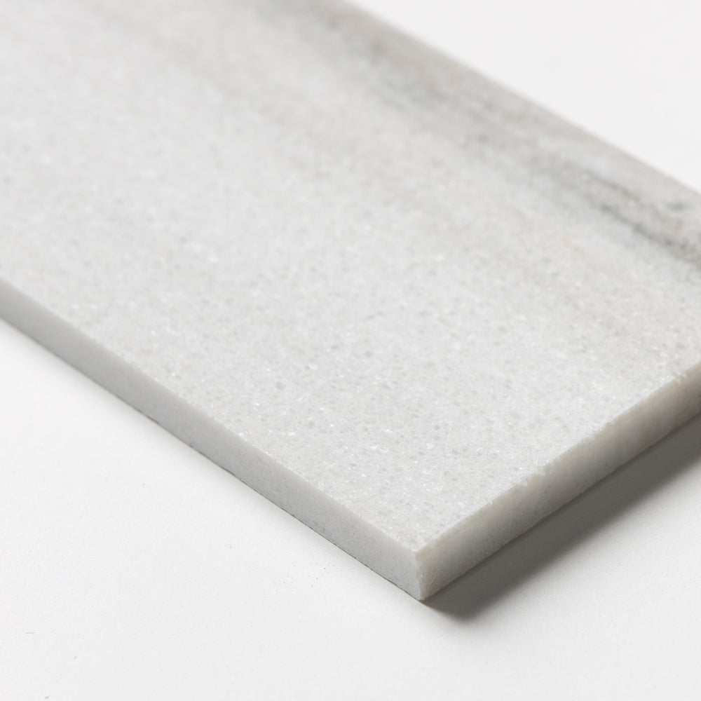 Silver Sky Honed Subway Marble Tiles 4x12 Marble Honed 4x12 Tiles — 4