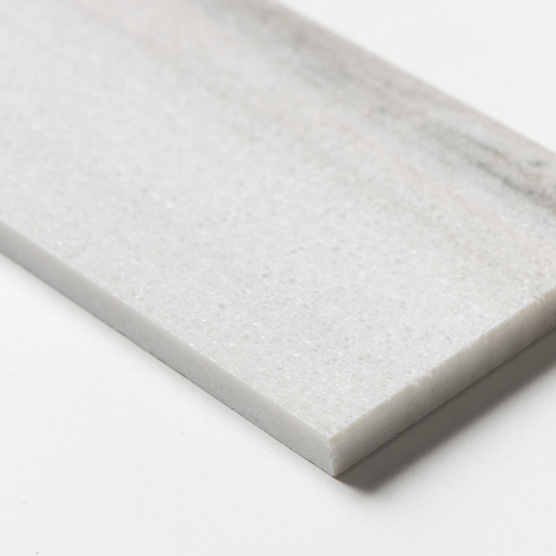 Silver Sky Honed Subway Marble Tiles 4x12 Marble Honed 4x12 Tiles — 4