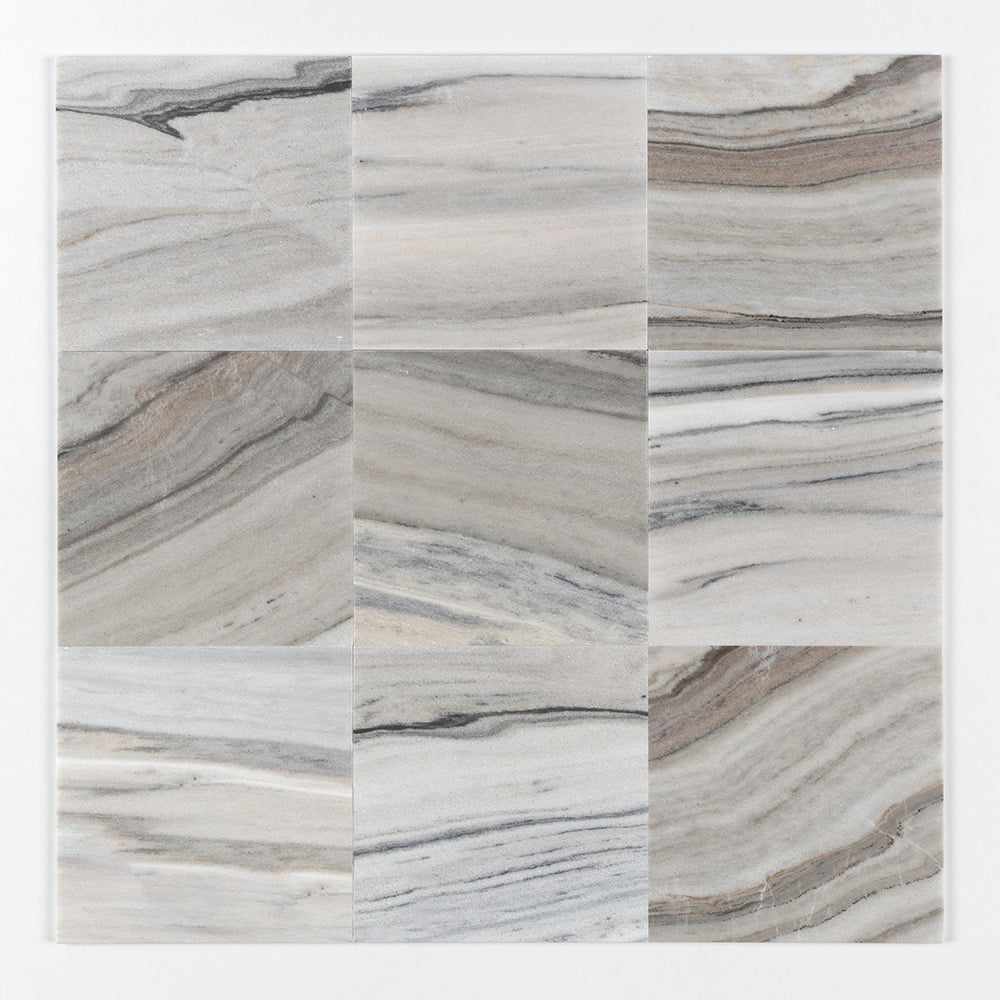 Silver Sky Honed Marble Tiles 12x12 Marble Honed 12x12 Tiles — 1