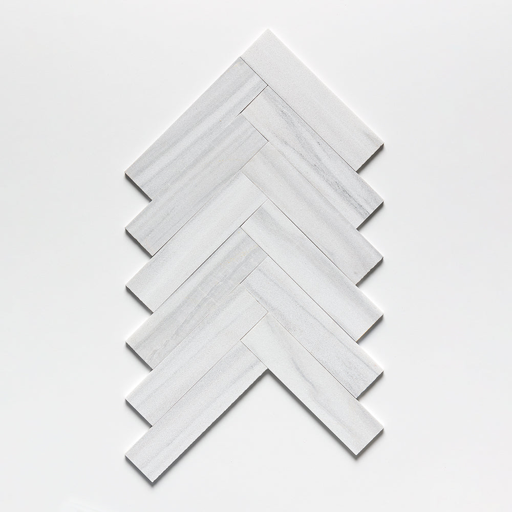 Silver Sky Fine Textured Subway Marble Tiles 3x12 Marble Fine Textured 3x12 Tiles — 3