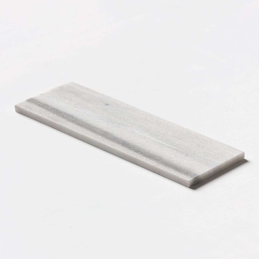 Silver Sky Polished Subway Marble Tiles 4x12 Marble Polished 4x12 Tiles — 2