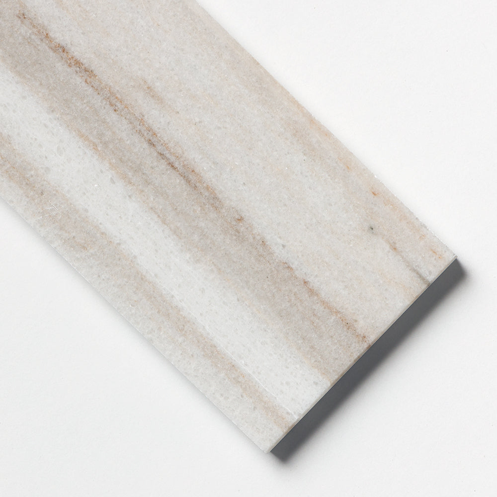 Silver Sky Polished Subway Marble Tiles 4x12 Marble Polished 4x12 Tiles — 3
