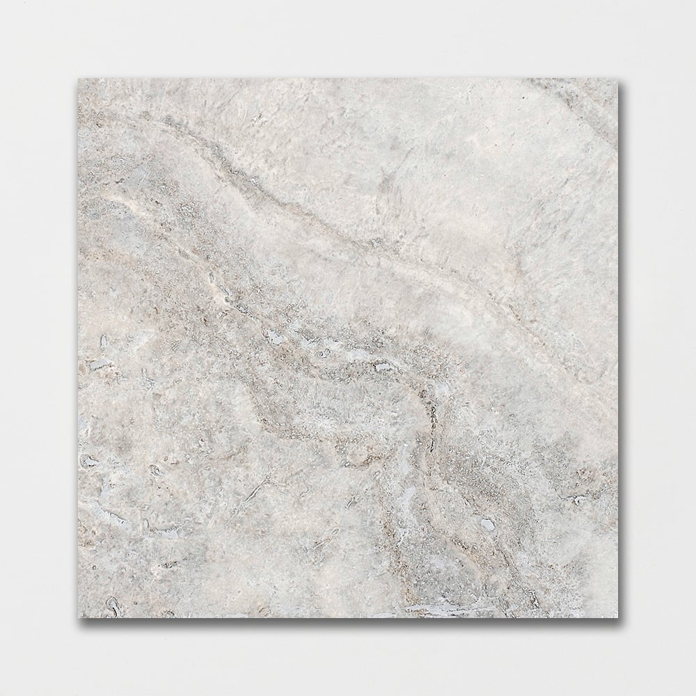 Silver Travertine Honed Filled Travertine Tiles 12x12 Travertine Honed Filled 12x12 Tiles