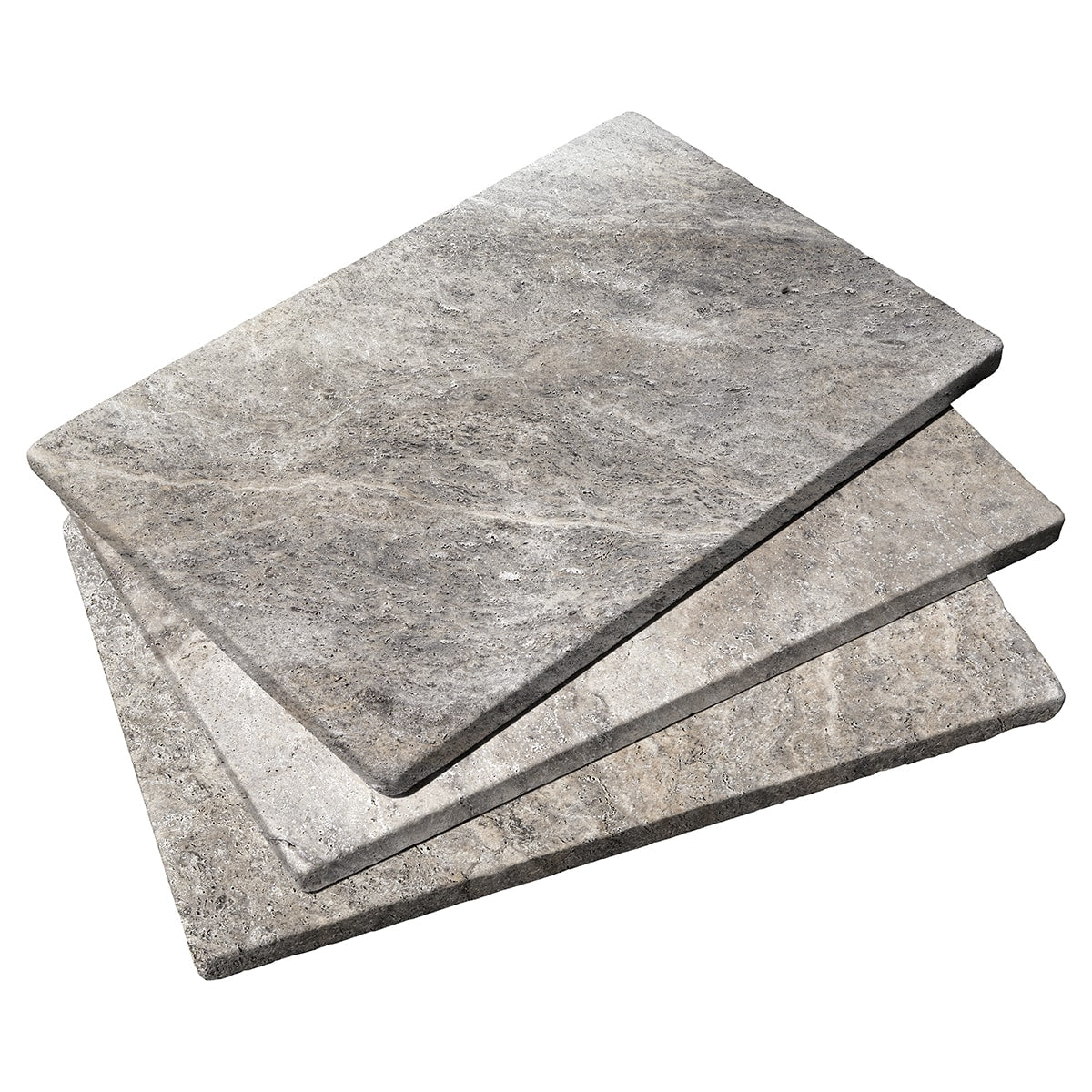 Silver Tumbled Linear Marble Patterns Marble Tumbled Patterns