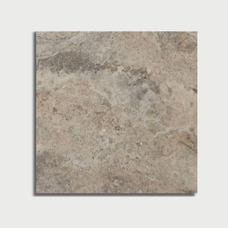 Silver Tumbled Travertine Pavers 24x24 Travertine Tumbled 24x24 Pavers