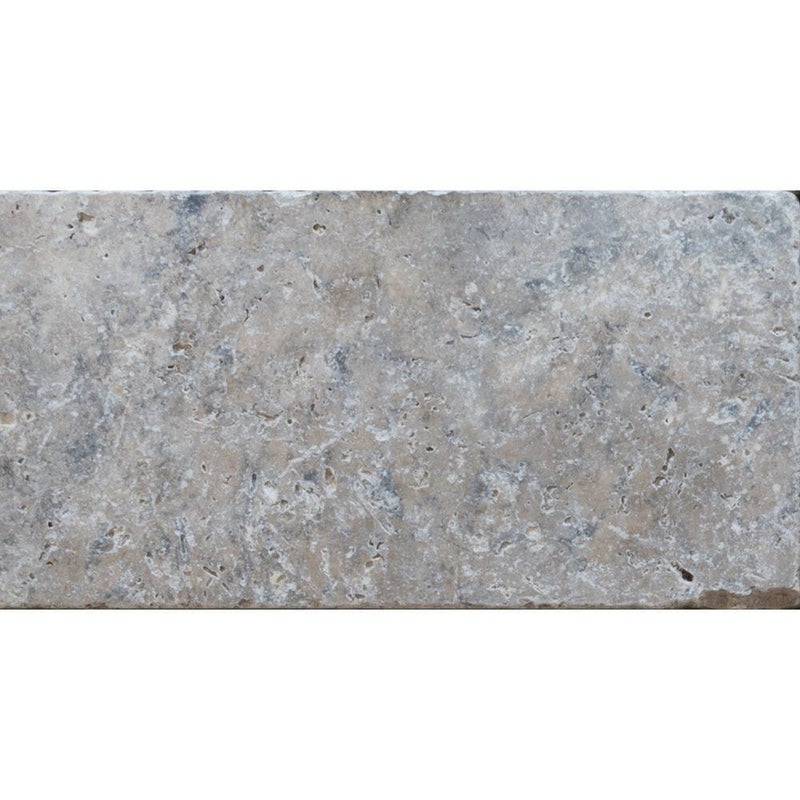 Silver Tumbled Travertine Pavers 6x12 Travertine Tumbled 6x12 Pavers