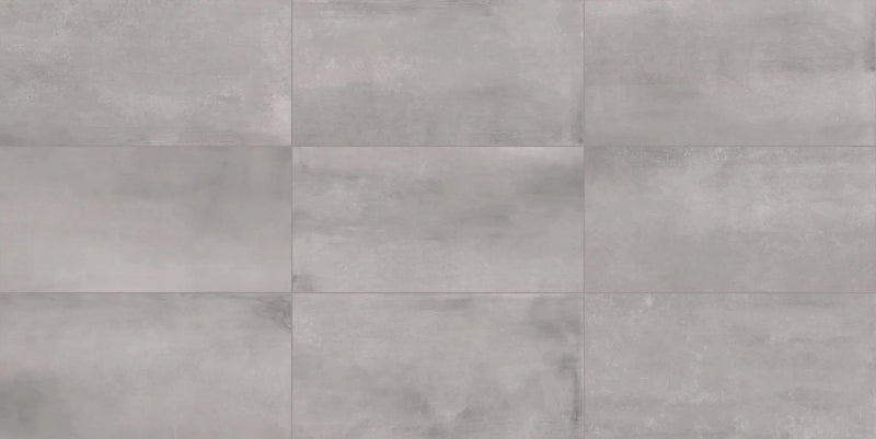 Chicago Silver Mosaic A Concrete Look Porcelain Mosaics 12x12 by landmarkceramics