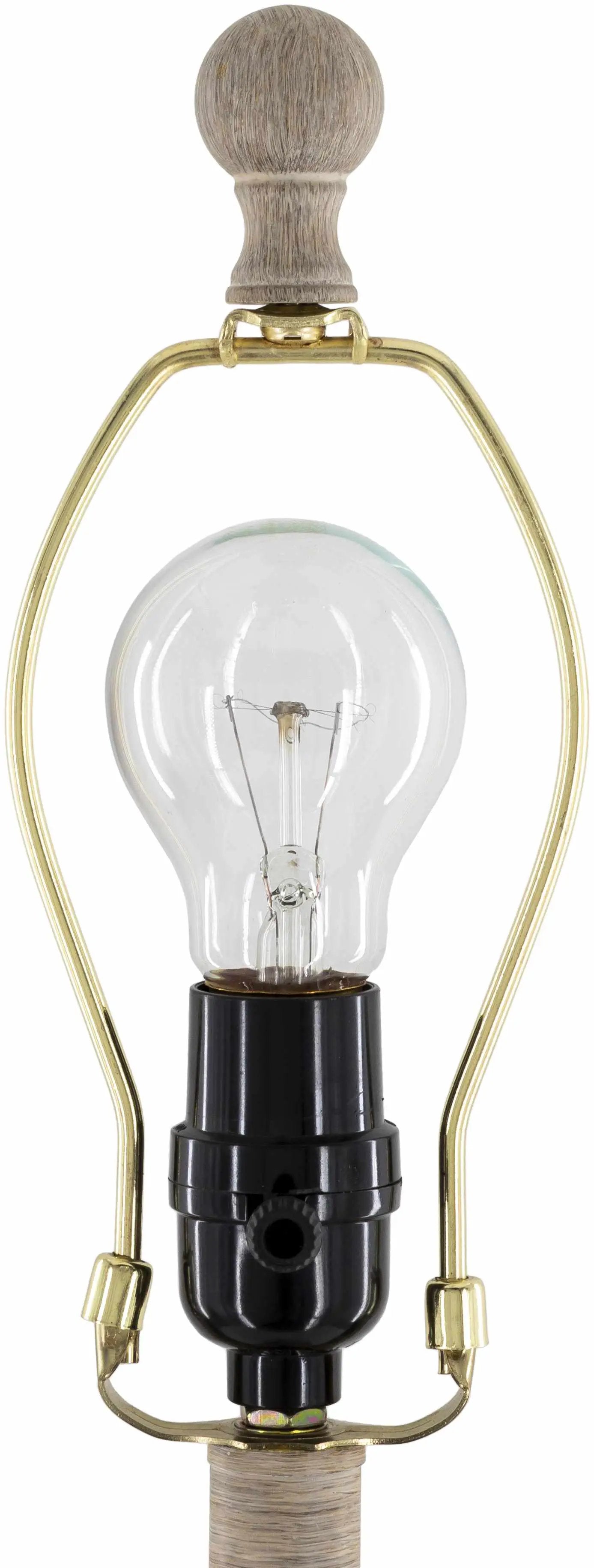 Simala Wood Table Lamp by Boutique Rugs