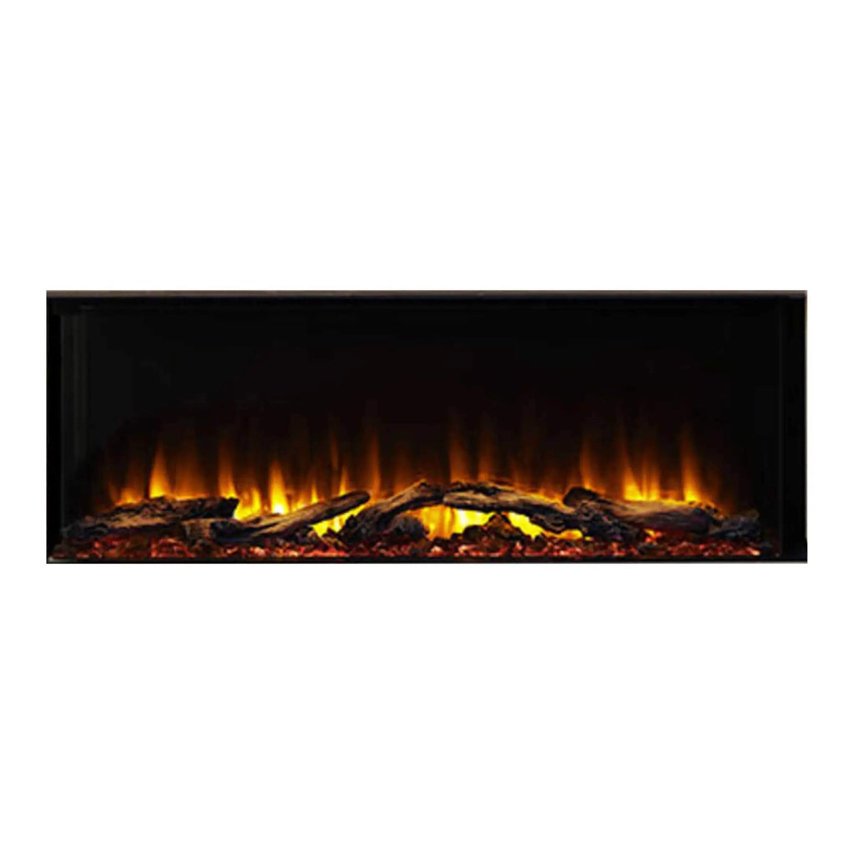 SimpliFire Scion Trinity 3-Side Linear Electric Fireplace [SF-SCT55/43-BK] (SAK93620) by SAKSBY WHOLESALE