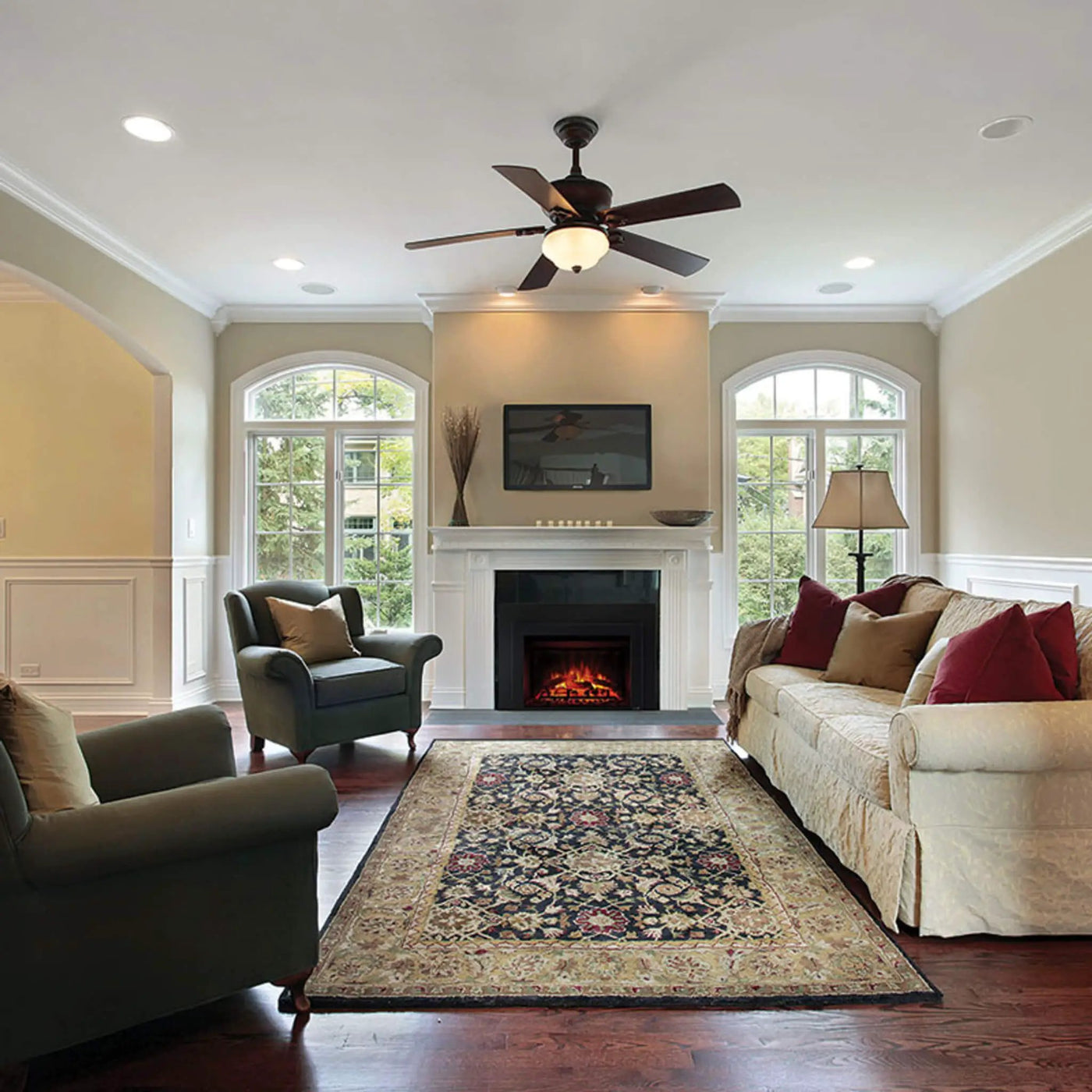 Simplifire Built-In Traditional Electric Fireplace [SF-BI36-EB] (SAK19539) by SAKSBY WHOLESALE