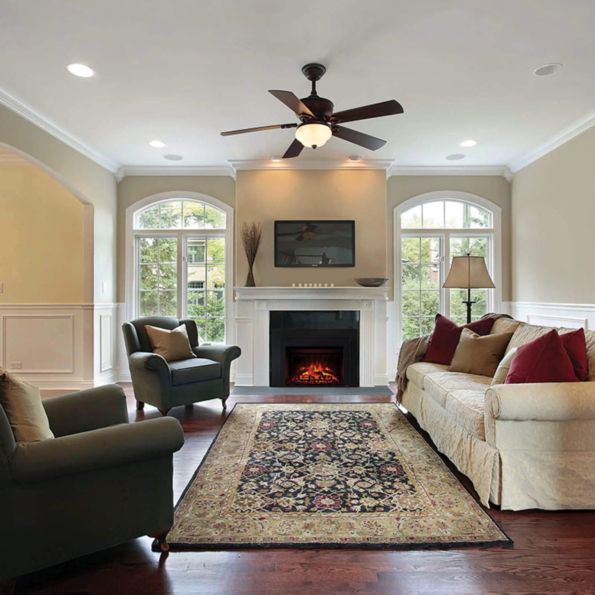 Simplifire Built-In Traditional Electric Fireplace [SF-BI36-EB] (SAK19539) by SAKSBY WHOLESALE