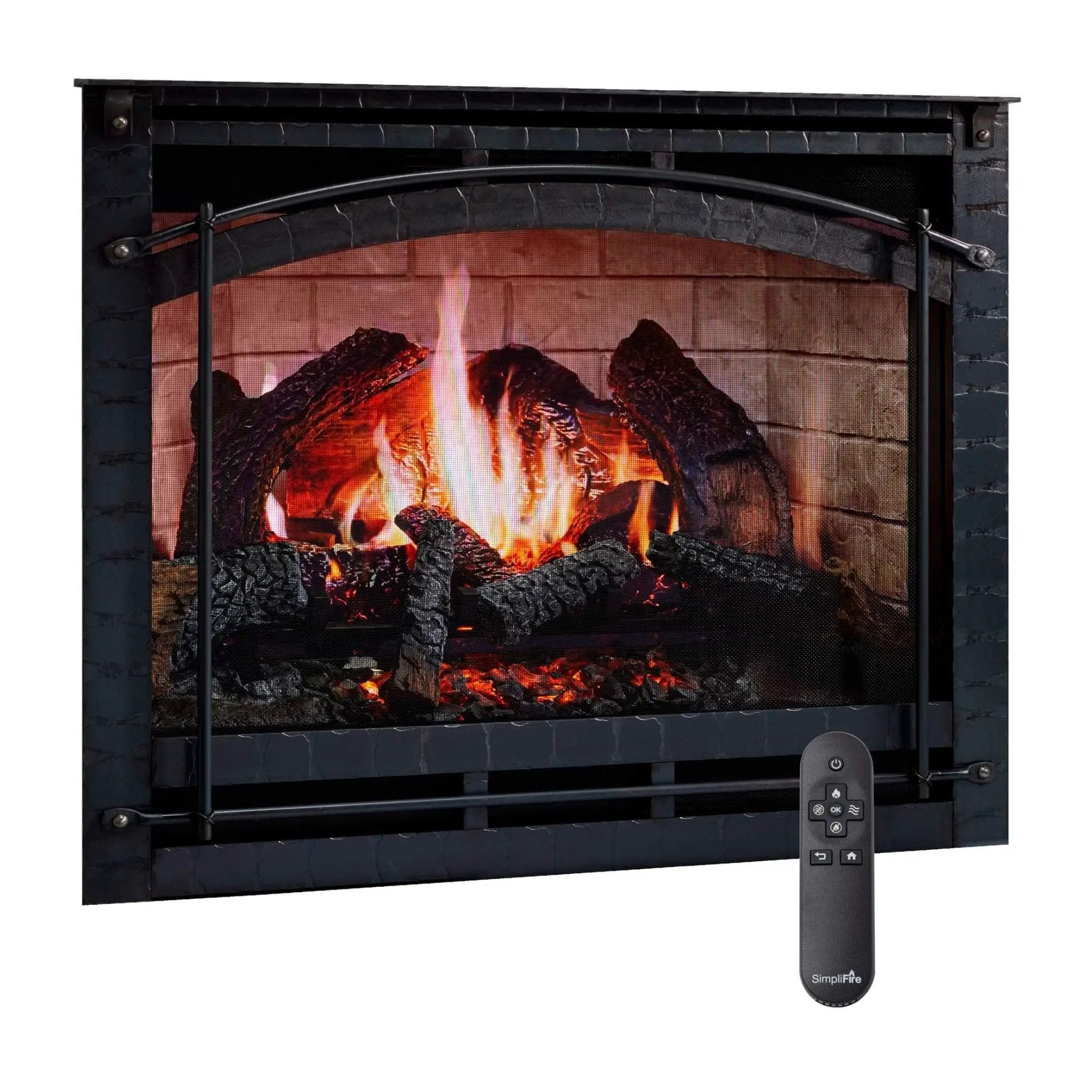 SimpliFire Inception 36" Traditional Electric Fireplace [SF-INC36] (SAK87541) by SAKSBY WHOLESALE