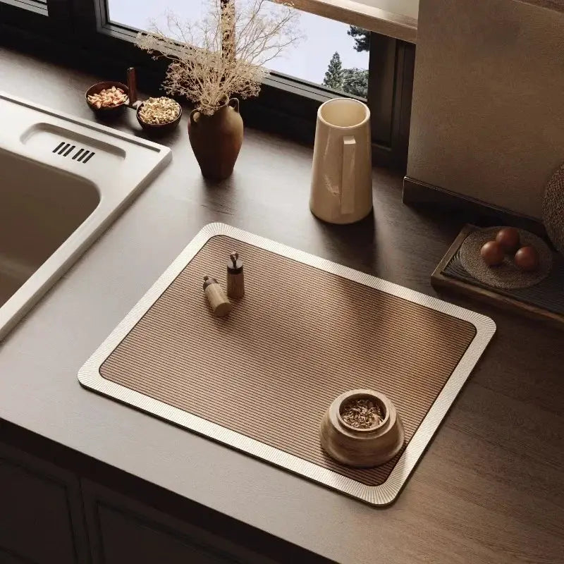 Sink Mat - Non-Slip Rubber Minimalist by House Of Avana