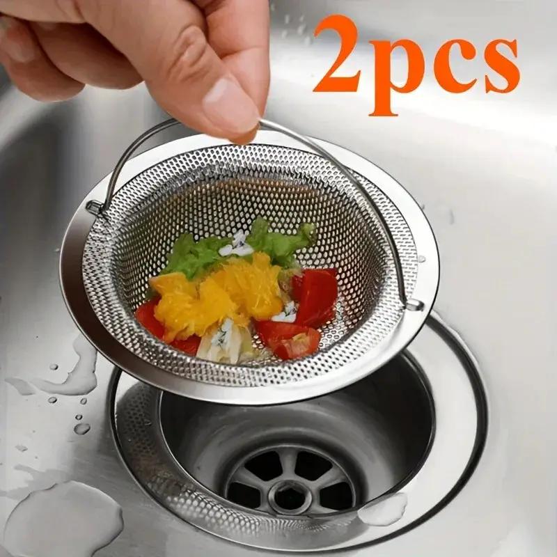 Sink Strainer - Rust-Resistant Stainless Steel with Handle by House Of Avana