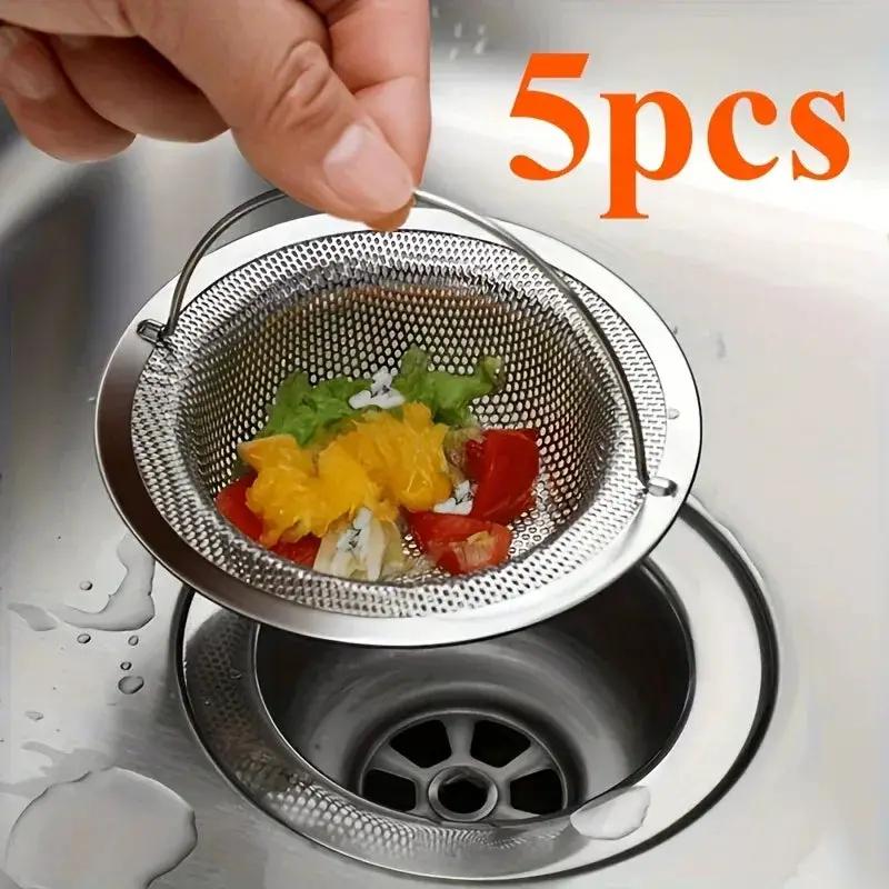 Sink Strainer - Rust-Resistant Stainless Steel with Handle by House Of Avana