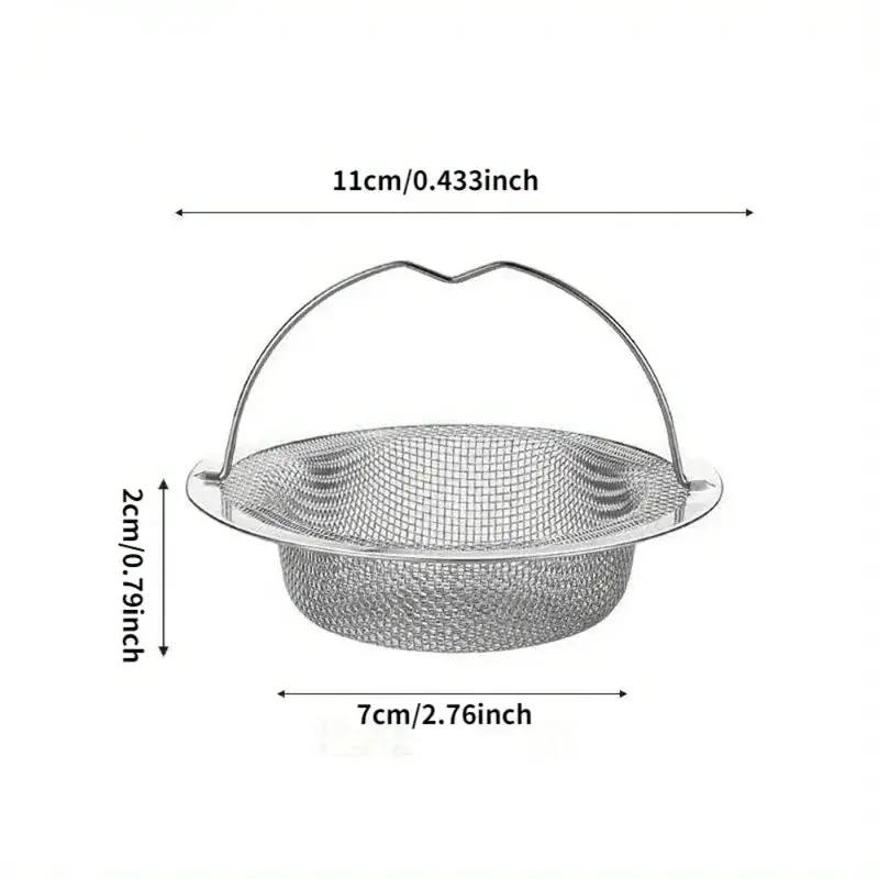 Sink Strainer - Rust-Resistant Stainless Steel with Handle by House Of Avana