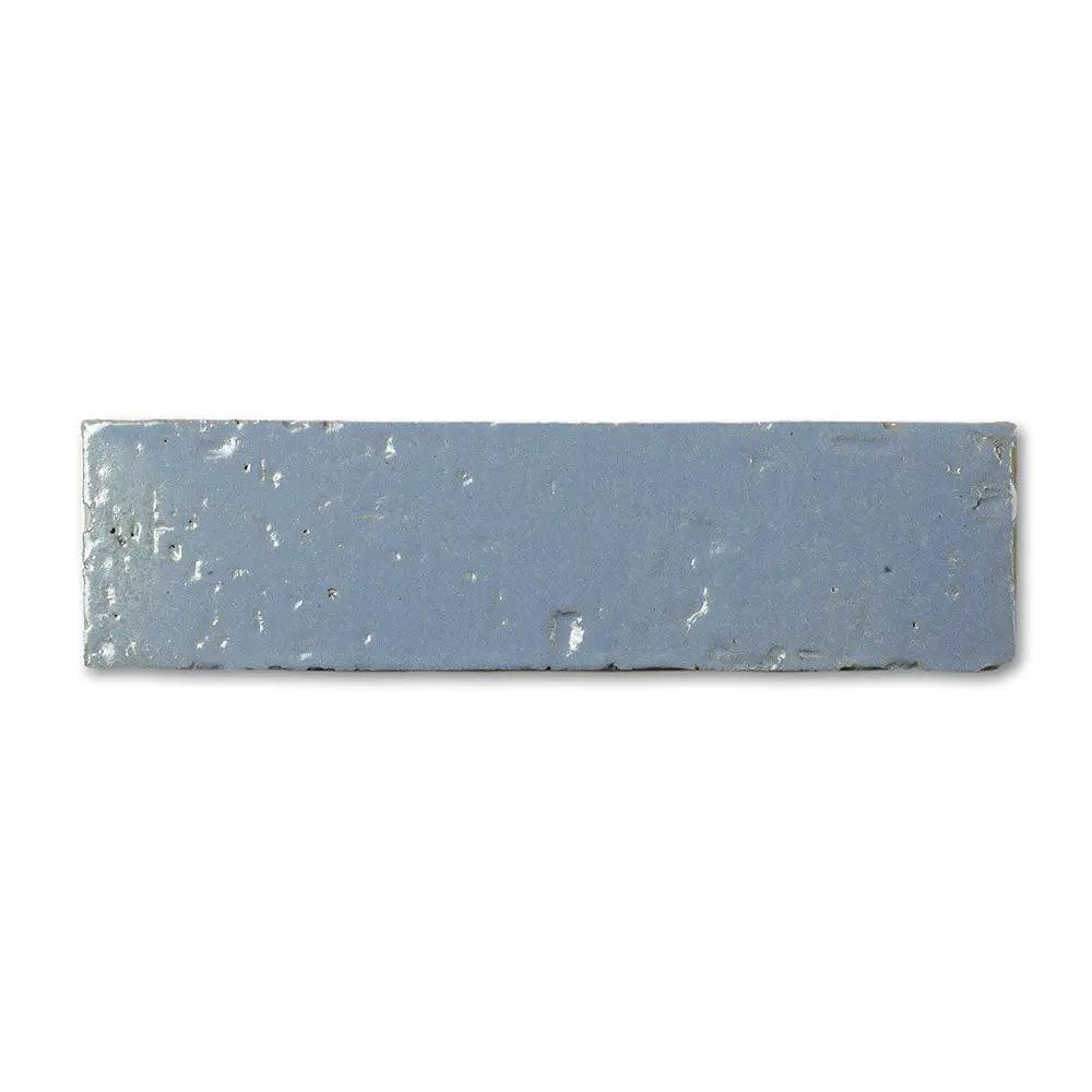 Sirena Sky Glossy Subway Glazed Terracotta Tiles 2 3/4x9 3/4 by Stonetiledepot