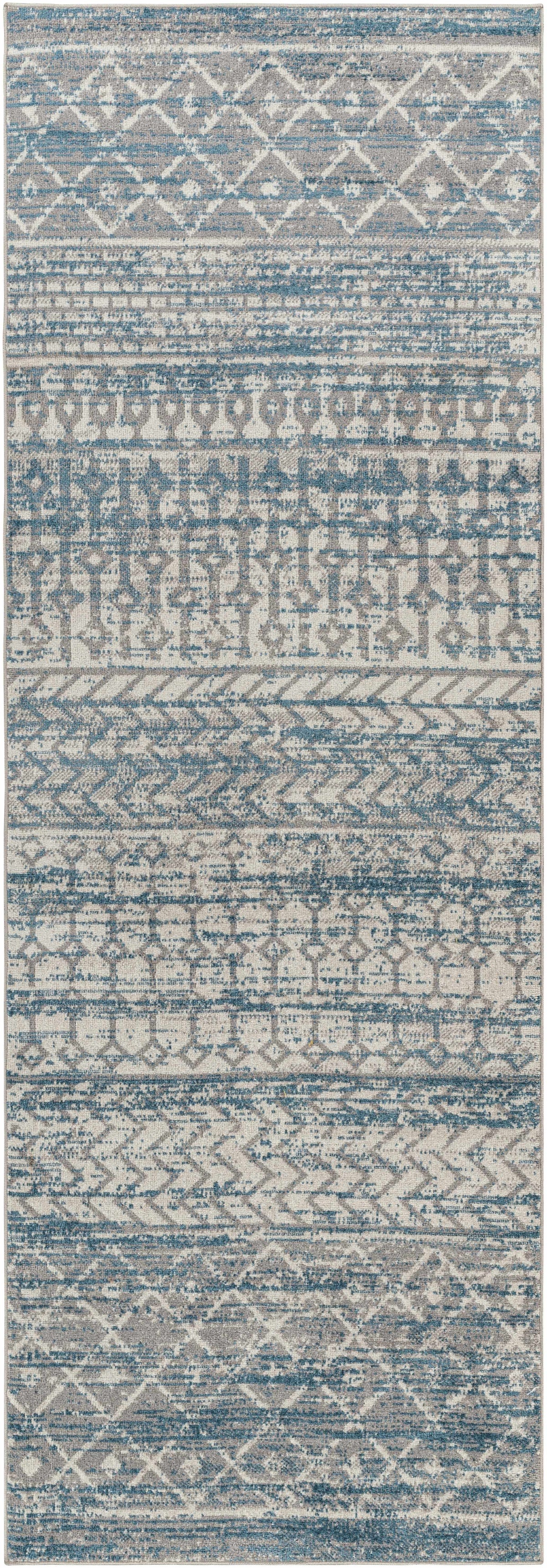 Tambac Blue Washable Area Rug - Clearance, photo 3 of 12