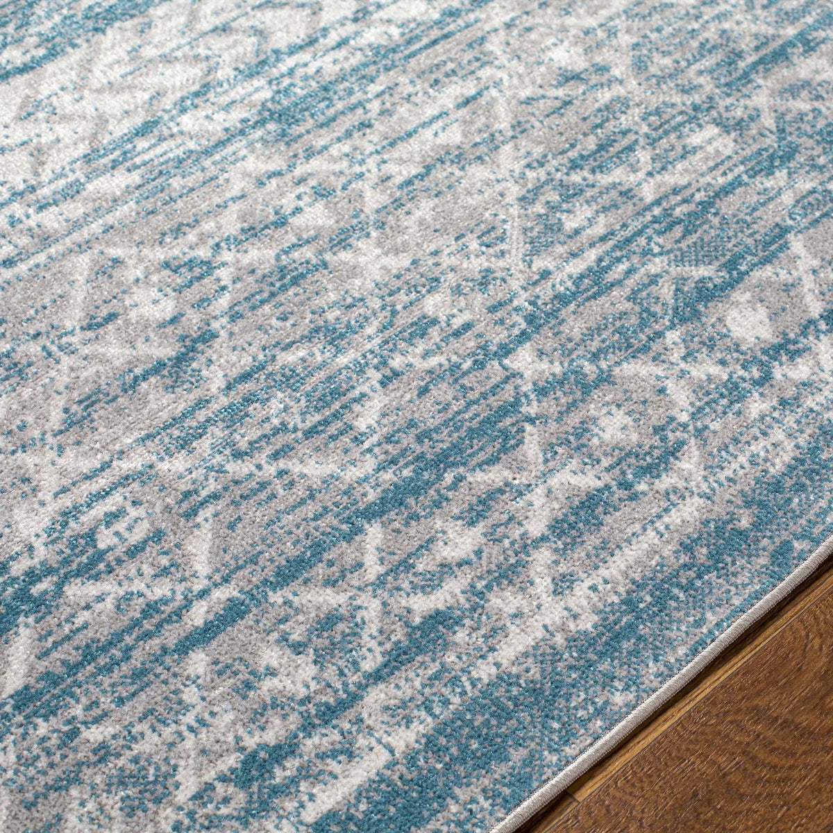 Tambac Blue Washable Area Rug - Clearance, photo 8 of 12