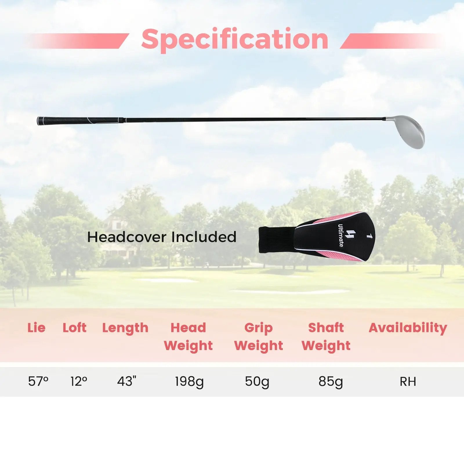 12° Individual Driver Golf Club for Women 460CC by DirectDeals